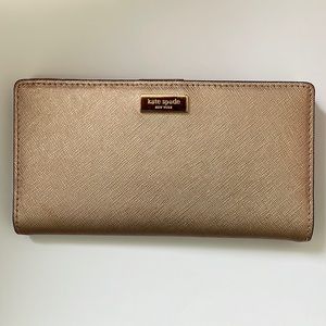 Kate Spade Gold Wallet
